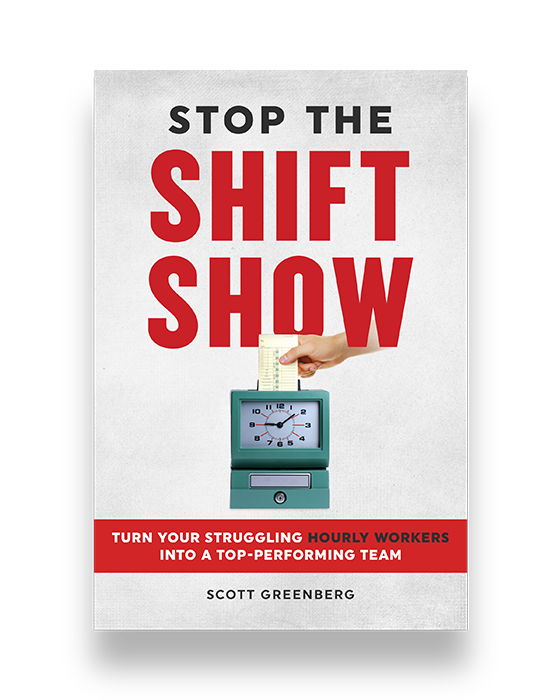 stop the shift show book cover by scott greenberg
